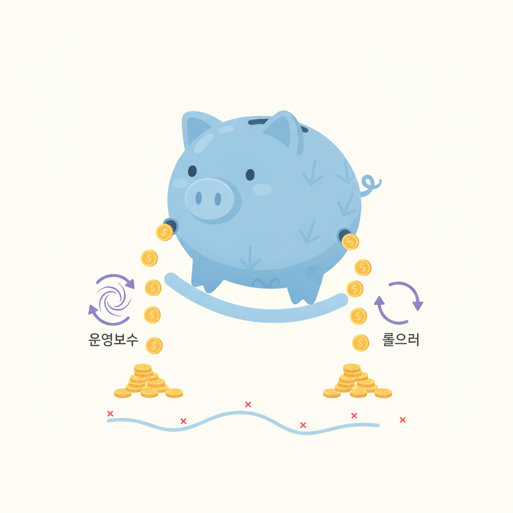 인버스 ETF, 왜 오래 들수록 손해가 쌓일까요 — 비용도 새어 나간다 — 운용보수와 롤오버