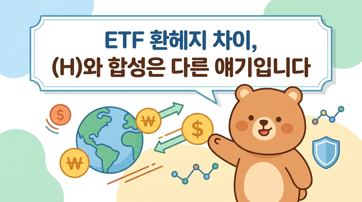 ETF 환헤지 차이, (H)와 합성은 다른 얘기입니다